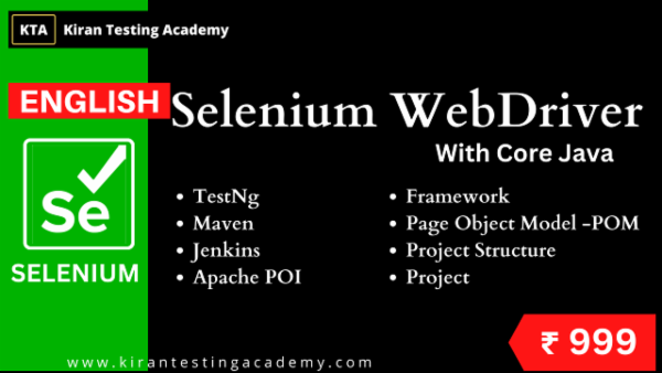 selenium with Java - english